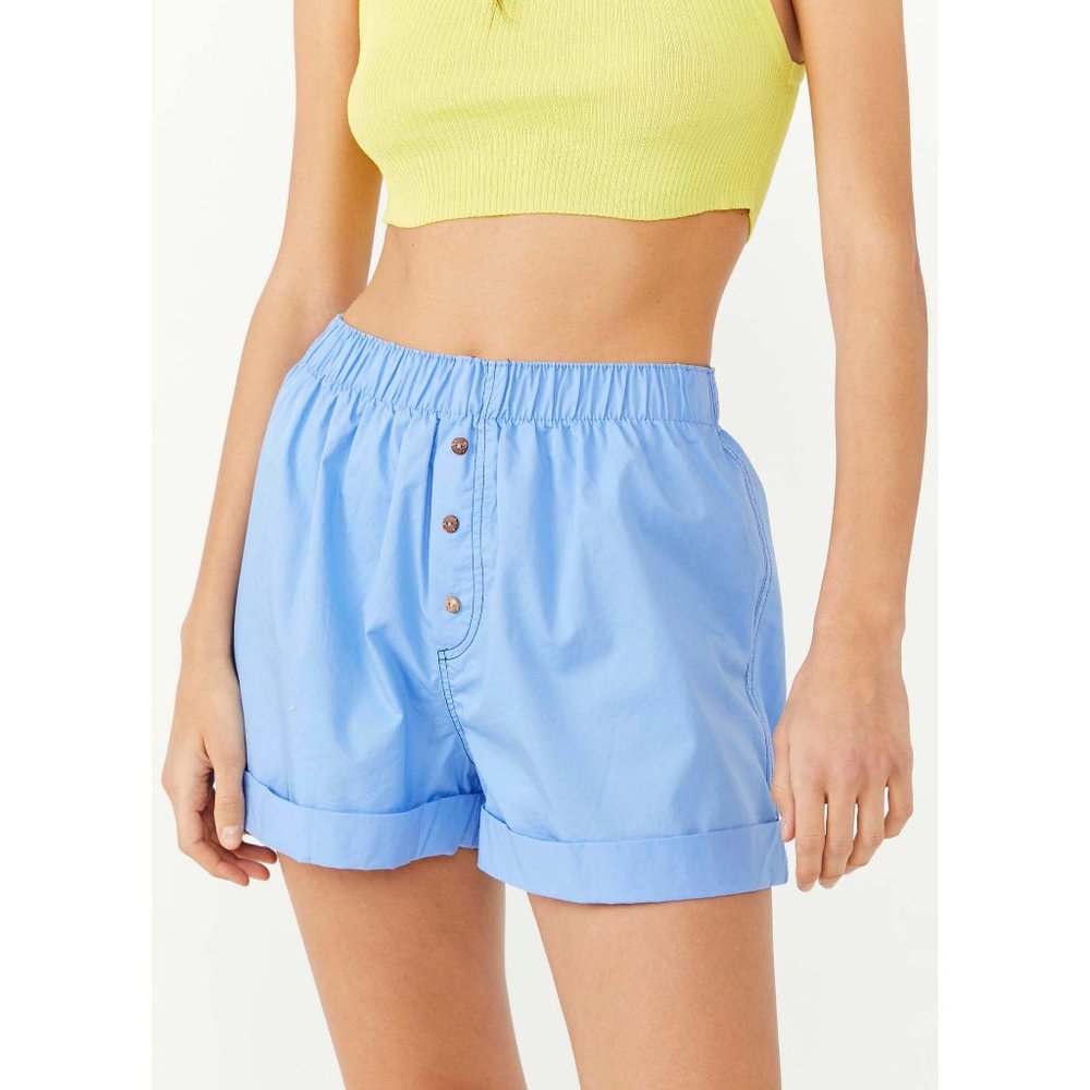FREE PEOPLE Sunday Morning Boxer Shorts / Brighter Days